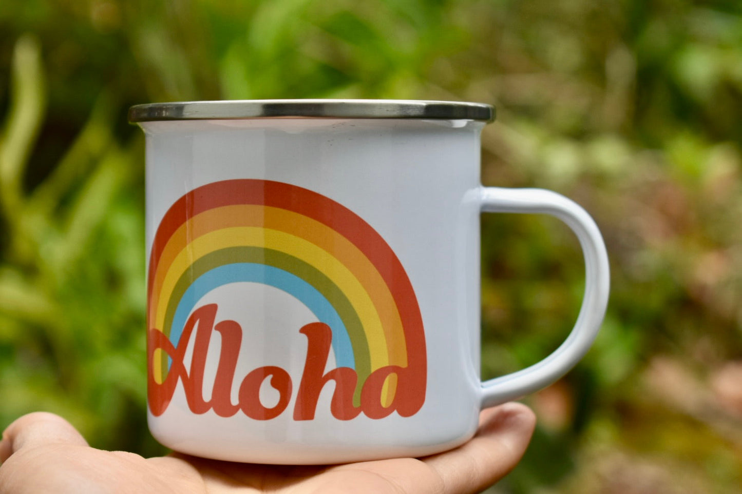 Sending You Aloha Drinkware Aloha Rainbow Mug