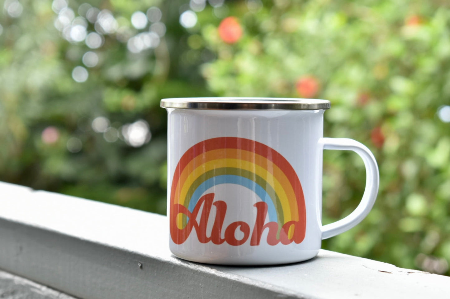 Sending You Aloha Drinkware Aloha Rainbow Mug