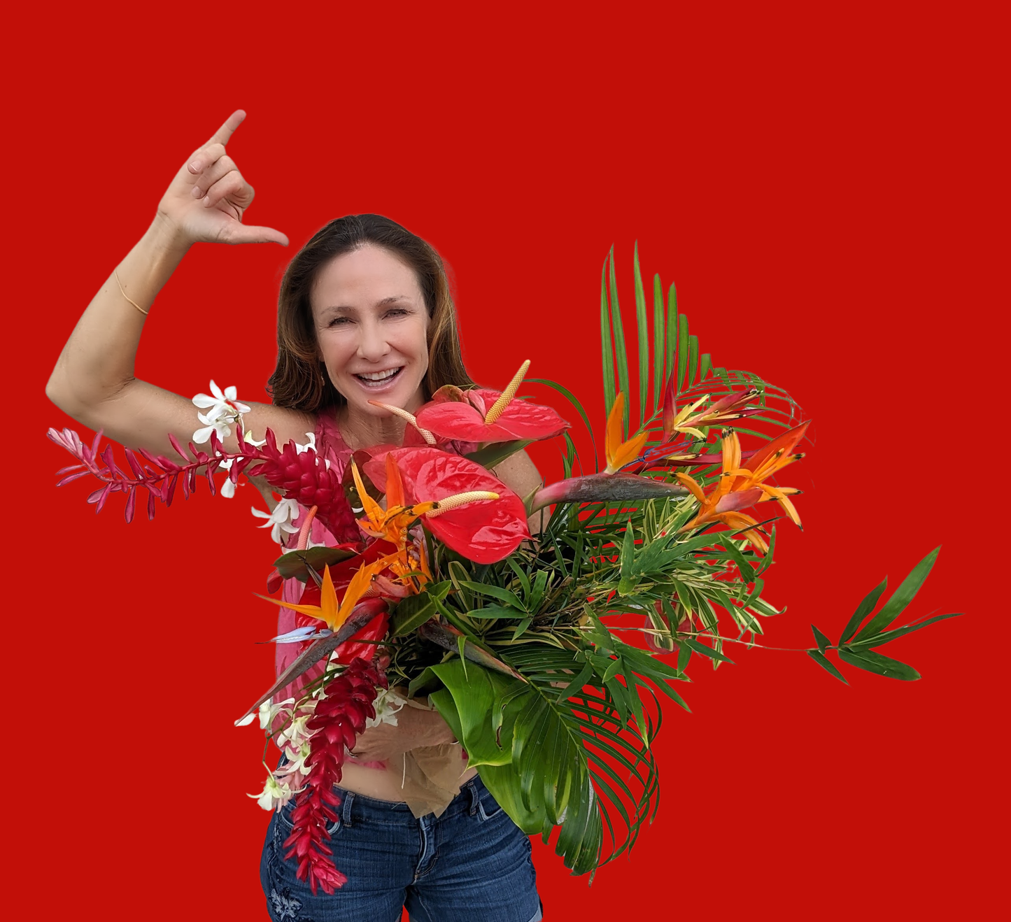 Sending You Aloha Flowers Flower Arrangements custom quote - Local Delivery only
