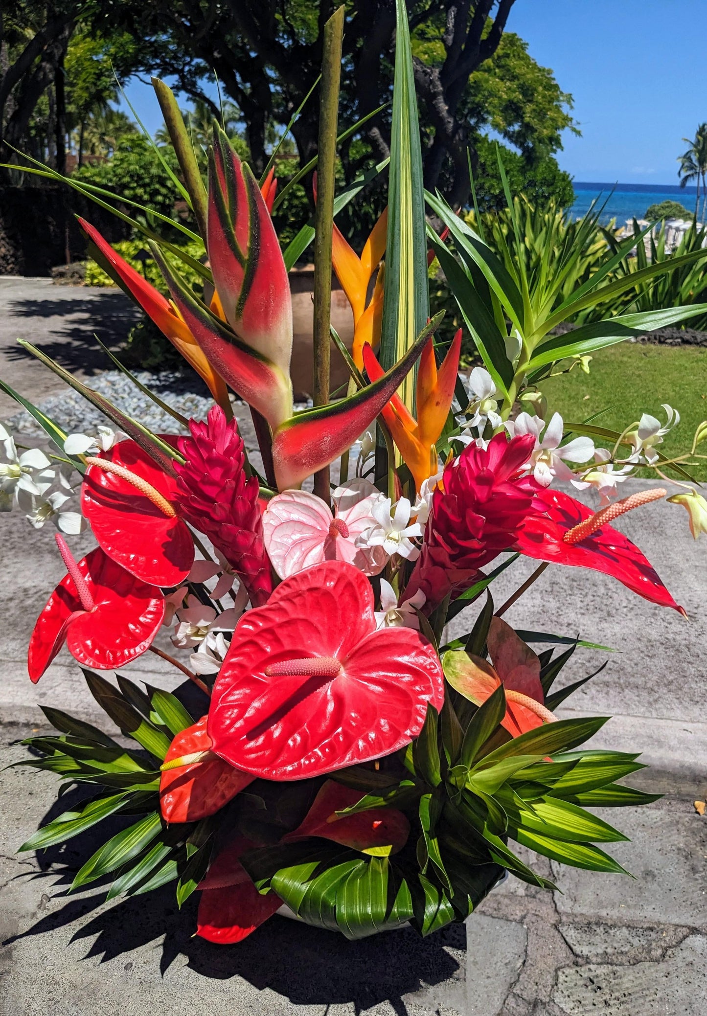 Sending You Aloha Flowers Flower Arrangements custom quote - Local Delivery only
