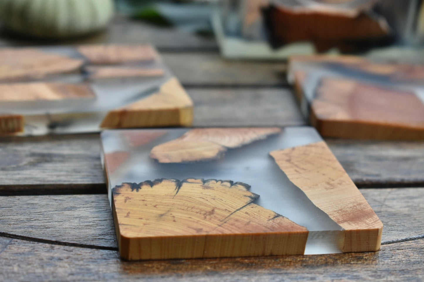 Sending You Aloha aloha at home Cedar wood & resin coasters